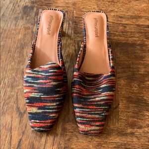 Jeffrey Campbell woven mules 9.5